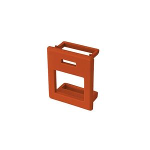 Colar para Keystone RJ45 Vermelho
