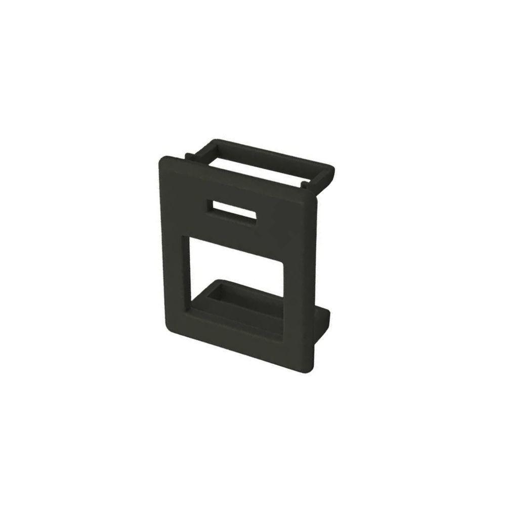 Colar para Keystone RJ45 Preto
