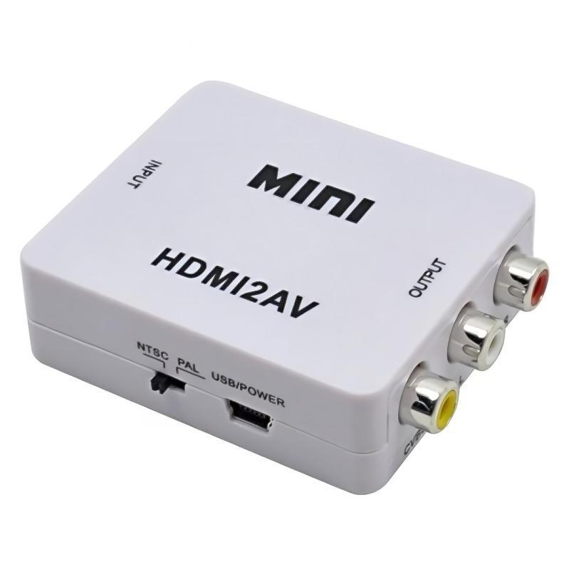 Mini Conversor HDMI x RCA 1080P