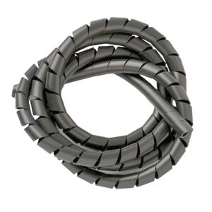 Spiral Tube 1/2" Cinza Metalizado Pacote com 2,0 Metros HellermannTyton