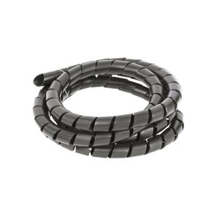 Spiral Tube 1/2" Cinza Metalizado Pacote com 2,0 Metros HellermannTyton