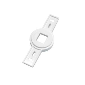 Adaptador Padrão Eletrica para 1 Porta RJ45 Branco