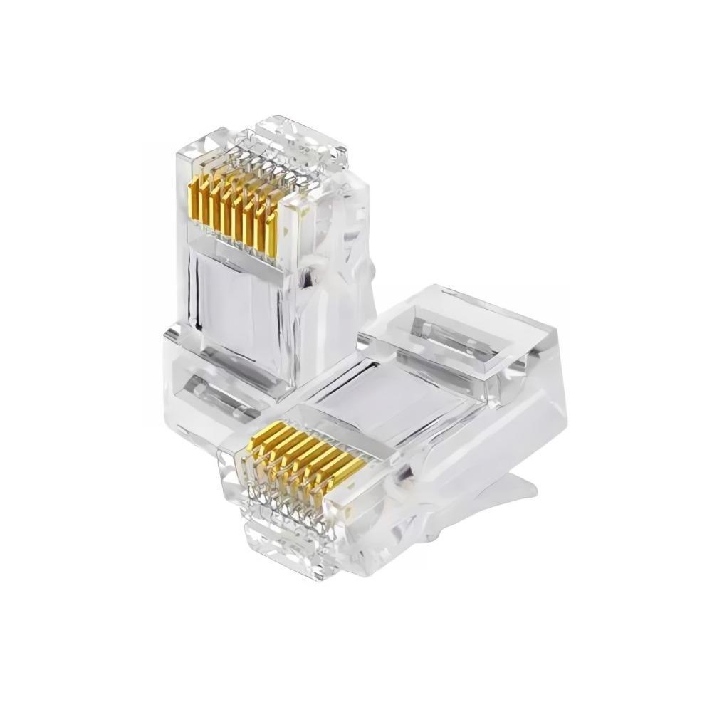 Conector RJ45 Cat6 Macho Não Propagante a Chama