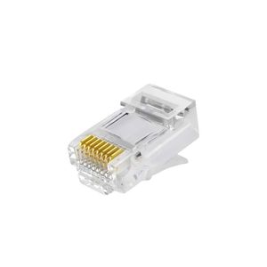 Conector RJ45 Cat6 Macho Não Propagante a Chama