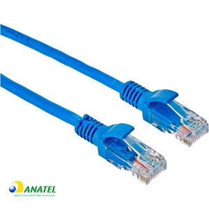 Patch Cord Cat6 U/UTP Azul 1,50 Metros