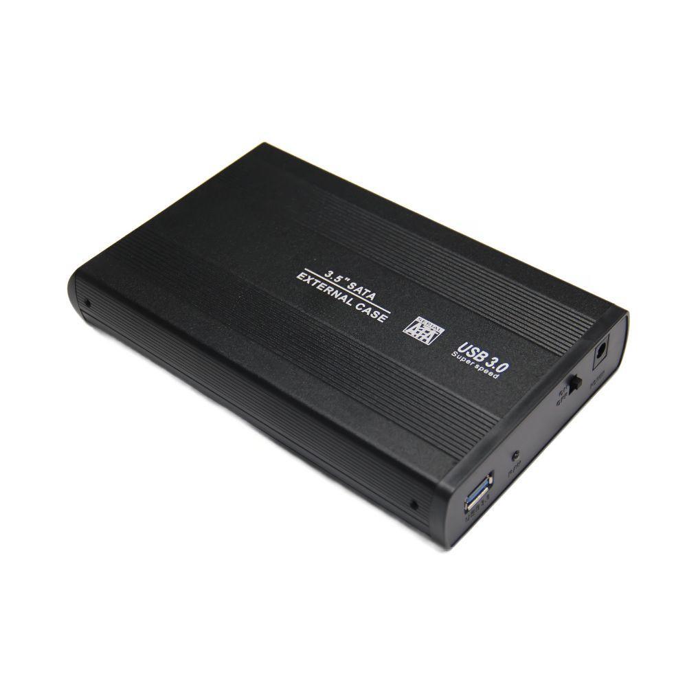 Case Alumínio para HD 3.5" Sata 4TB  USB 3.0