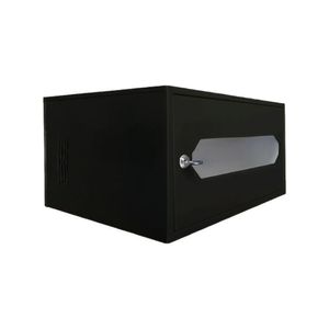 Mini Rack SOHO 3Us x 300mm Preto Contato