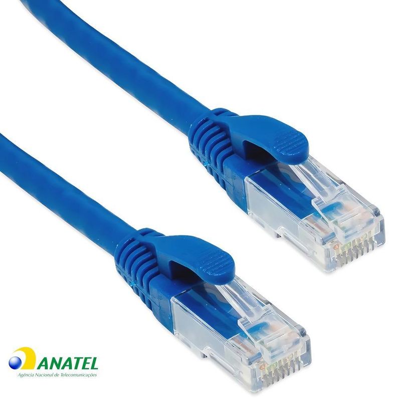Patch Cord Cat6 U/UTP CM Schneider Azul 2,00 Metros