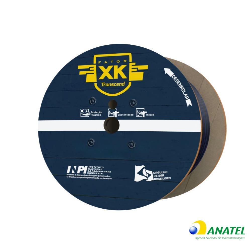 Cabo Óptico ASU80 Monomodo Núcleo Seco 48FO 50 Metros