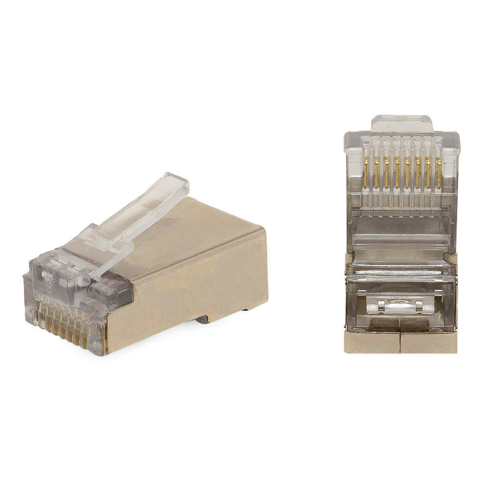 Conector RJ45 CAT5E Macho Blindado
