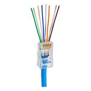 Conector RJ45 Cat5e de Passagem EZ