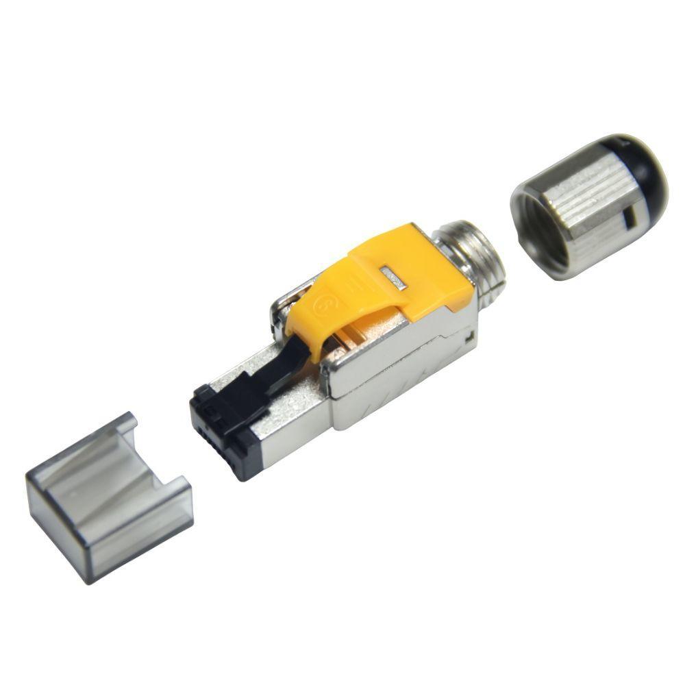 Connettore RJ45 Cat.8 Schermato STP Tooless – Techly Professional, Per Cavi AWG 22-26, 57,2 Mm