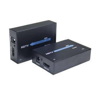 Extensor HDMI Via Cabo de Rede até 60 Metros com 2 Fontes