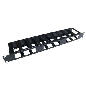 Guia de Cabo Horizontal 1U 19" Alta Densidade