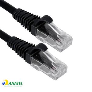 Patch Cord Cat5e U/UTP CM Multilan Furukawa Preto 2,50 Metros