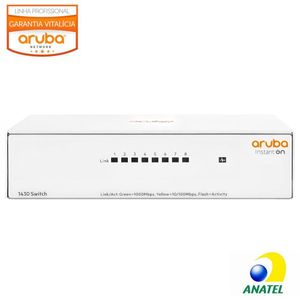 Switch 8 Portas Gigabit Aruba 1430 R8R45A