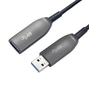Cabo Extensor Fibra USB 3.0 AM x AF Amplificado 20,0 metros