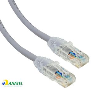 Patch Cord Cat6 U/UTP LSZH GigaLan Furukawa Cinza 2,0 Metros