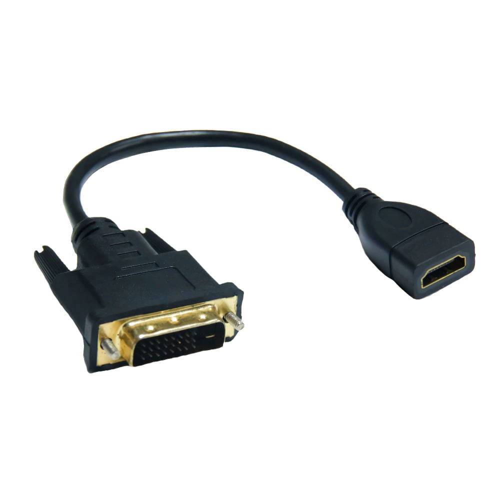Adaptador HDMI Fêmea x DVI Macho