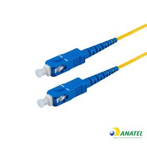 Cordão Óptico Simplex SC/SC/UPC SM 0,50 Centímetros