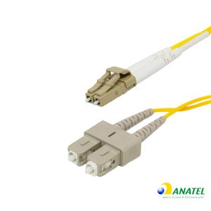 Cordão Óptico Duplex LC/SC/UPC MM 2,50 Metros