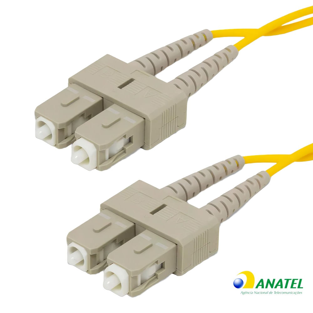 Cordão Óptico Duplex SC/UPC MM 2,50 Metros
