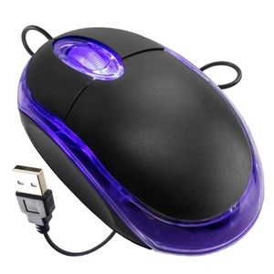 Mouse Óptico USB Led Azul