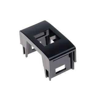 Bloco Pezzi para 1 RJ45 Keystone Preto