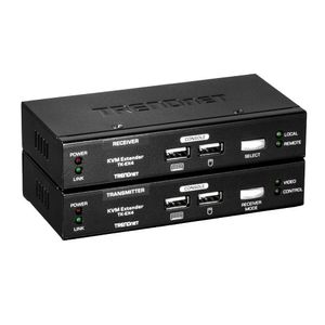 Kit de Extensão KVM USB VGA Até 100 Metros - TRENDnet TK-EX4