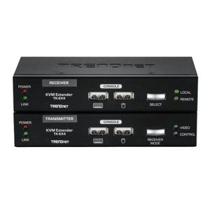 Kit de Extensão KVM USB VGA Até 100 Metros - TRENDnet TK-EX4
