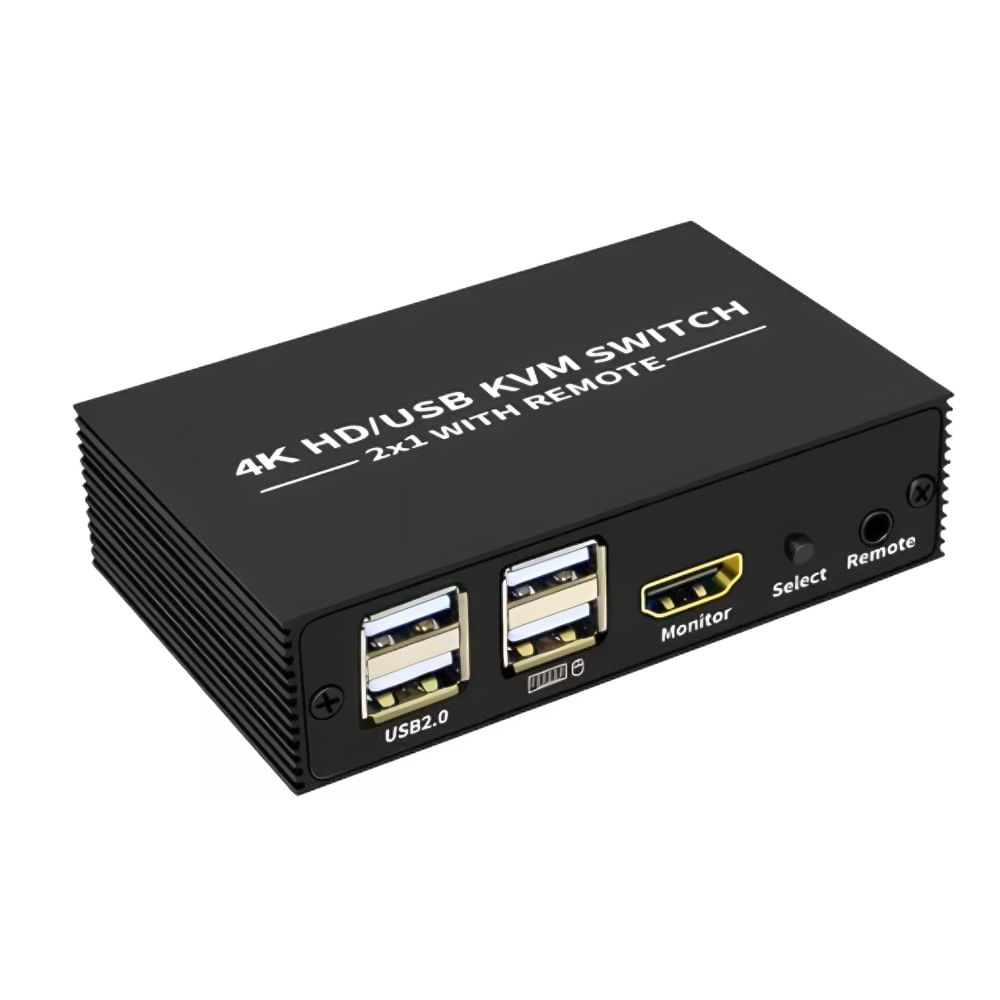 Chaveador Switch KVM HDMI/USB 2 Portas 4K