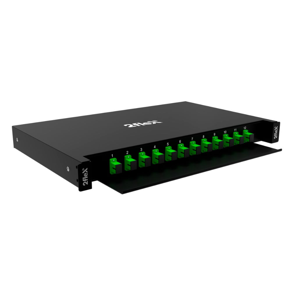 Distribuidor Óptico 12FO Montado SC/APC