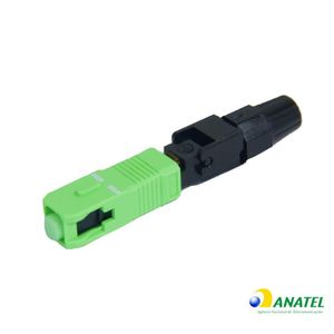 Conector Óptico de Rosca SC/APC
