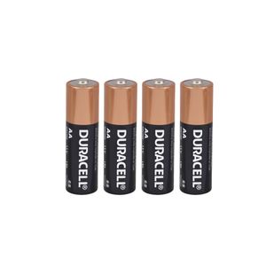 Pilha Pequena AA Duracell com 4 Unidades