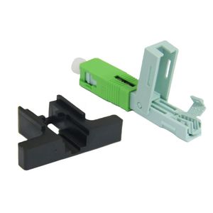 Conector Óptico SC/APC com Trava e Click 3 Posições