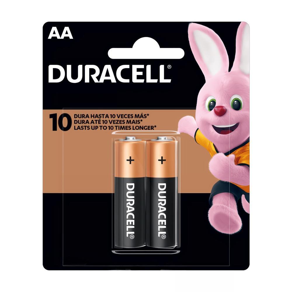 Pilha Pequena AA Duracell com 2 Unidades