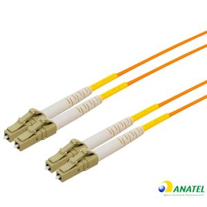 Cordão Óptico Duplex LC/PC MM   Furukawa 5,0 Metros