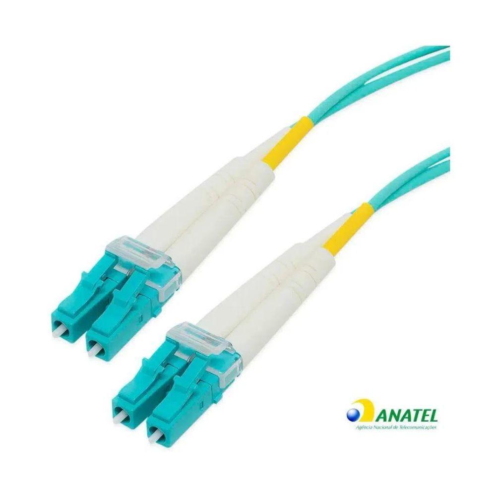 Cordão Óptico Duplex OM4 LC-UPC / LC-UPC LSZH 2,0 Metros