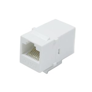 Emenda keystone RJ45 CAT6 8x8 Branco