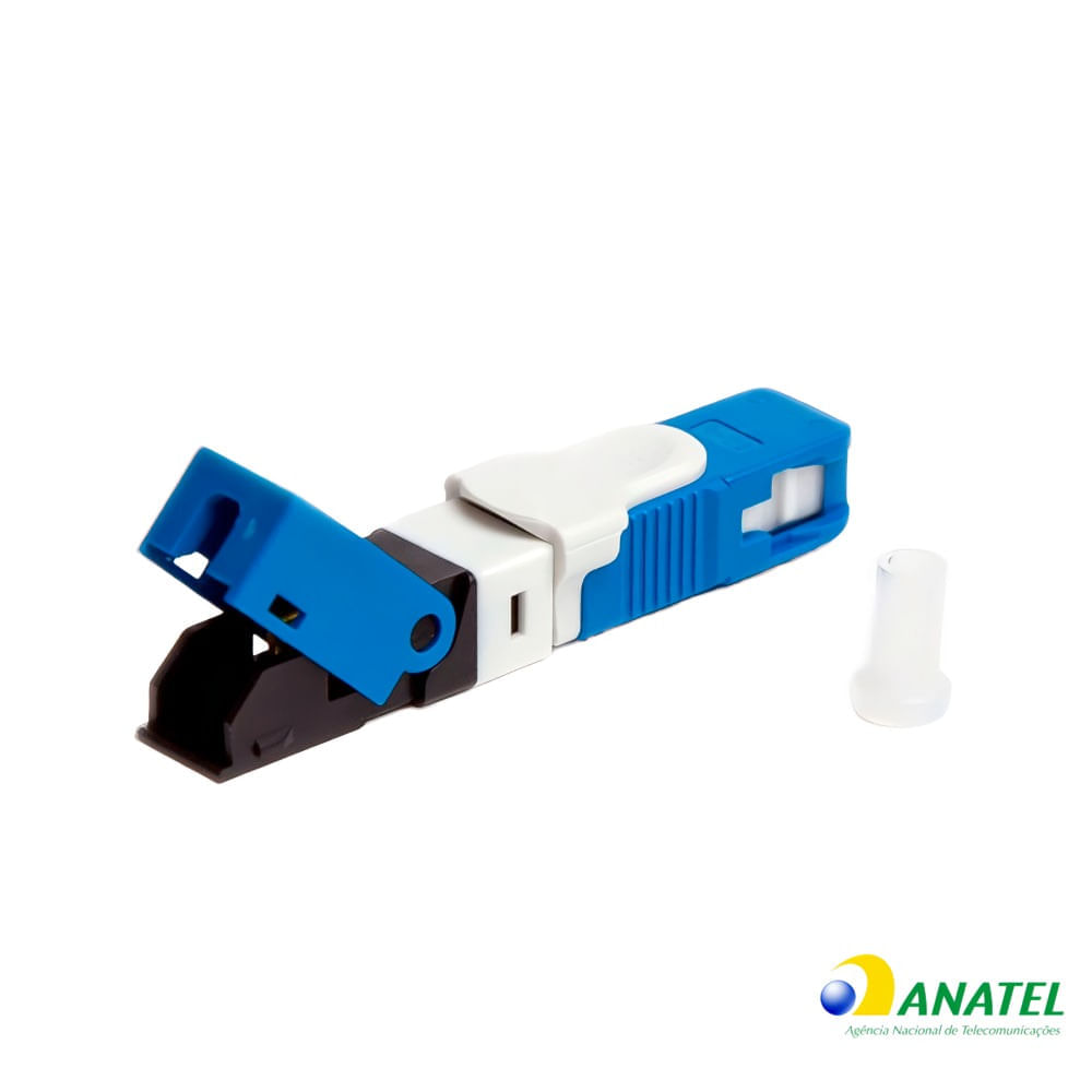 Conector Ópticos SC/UPC com Trava Click