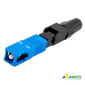 Conector Óptico Monomodo SC / UPC Azul