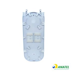 Bandeja para Caixa de Emenda de Fibra Óptica 12FO 214mm