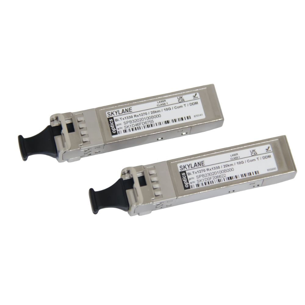 Par de Módulo Gbic LC SFP+ 10Giga Lado A/B 20KM Módulo Gbic LC SFP 10Giga Lado A/B 20KM