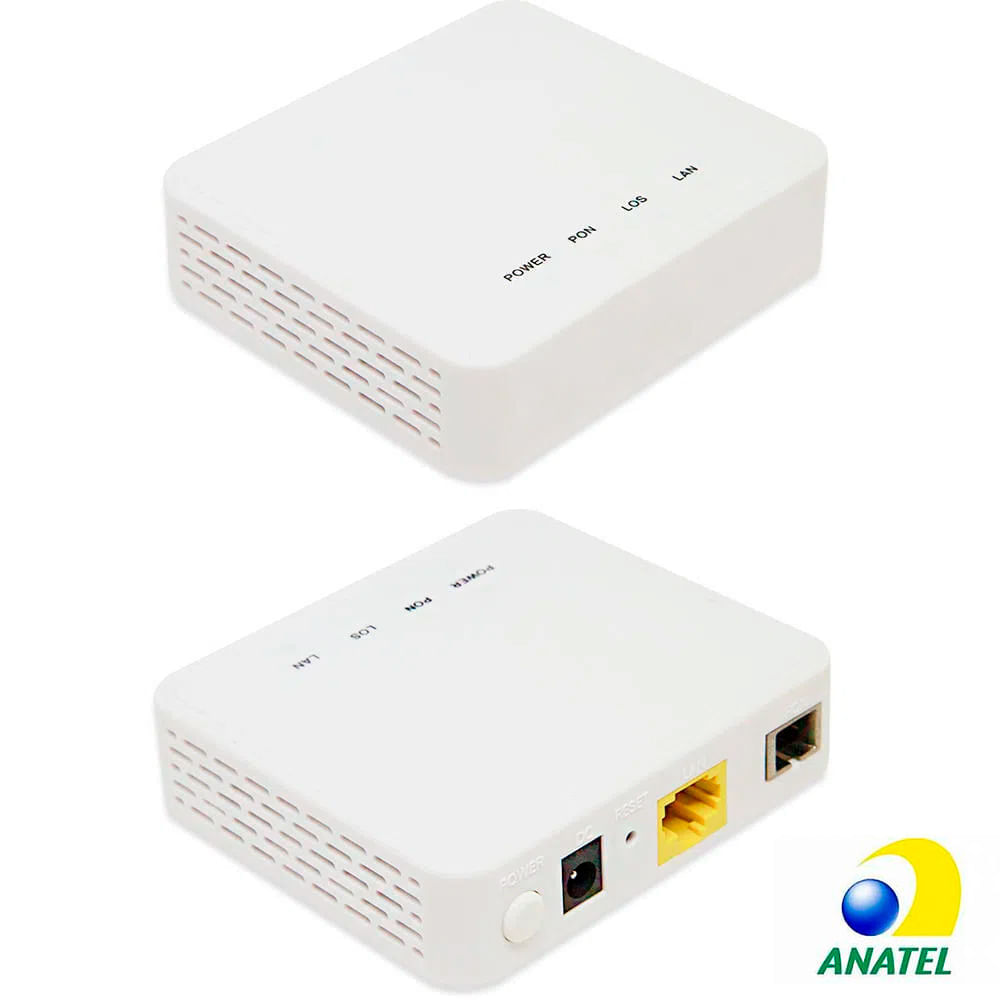 Conversor ONU para Rede Gigabit Conversor ONU de GPON ( SC / UPC ) para Rede Gigabit - Br