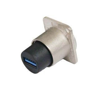 Emenda USB 3.0 Keystone Painel Metal