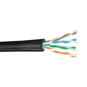 Caixa de Cabo de Rede Cat5e U/UTP CMX Lan Expert Turbo Bluecom Preto 305 Metros