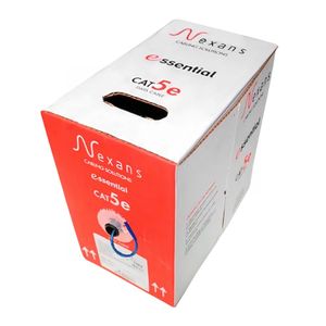 Cabo de Rede Cat5e U/UTP CM Nexans Azul