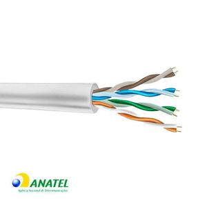 Caixa de Cabo de Rede Cat5e U/UTP CMX Lan Expert Turbo Bluecom Branco 305 Metros