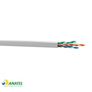 Caixa de Cabo de Rede Cat5e U/UTP CMX Copperlan Cinza 305 Metros