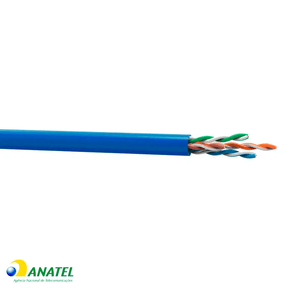 Caixa de Cabo de Rede Cat5e U/UTP CMX Legrand Azul 305 Metros